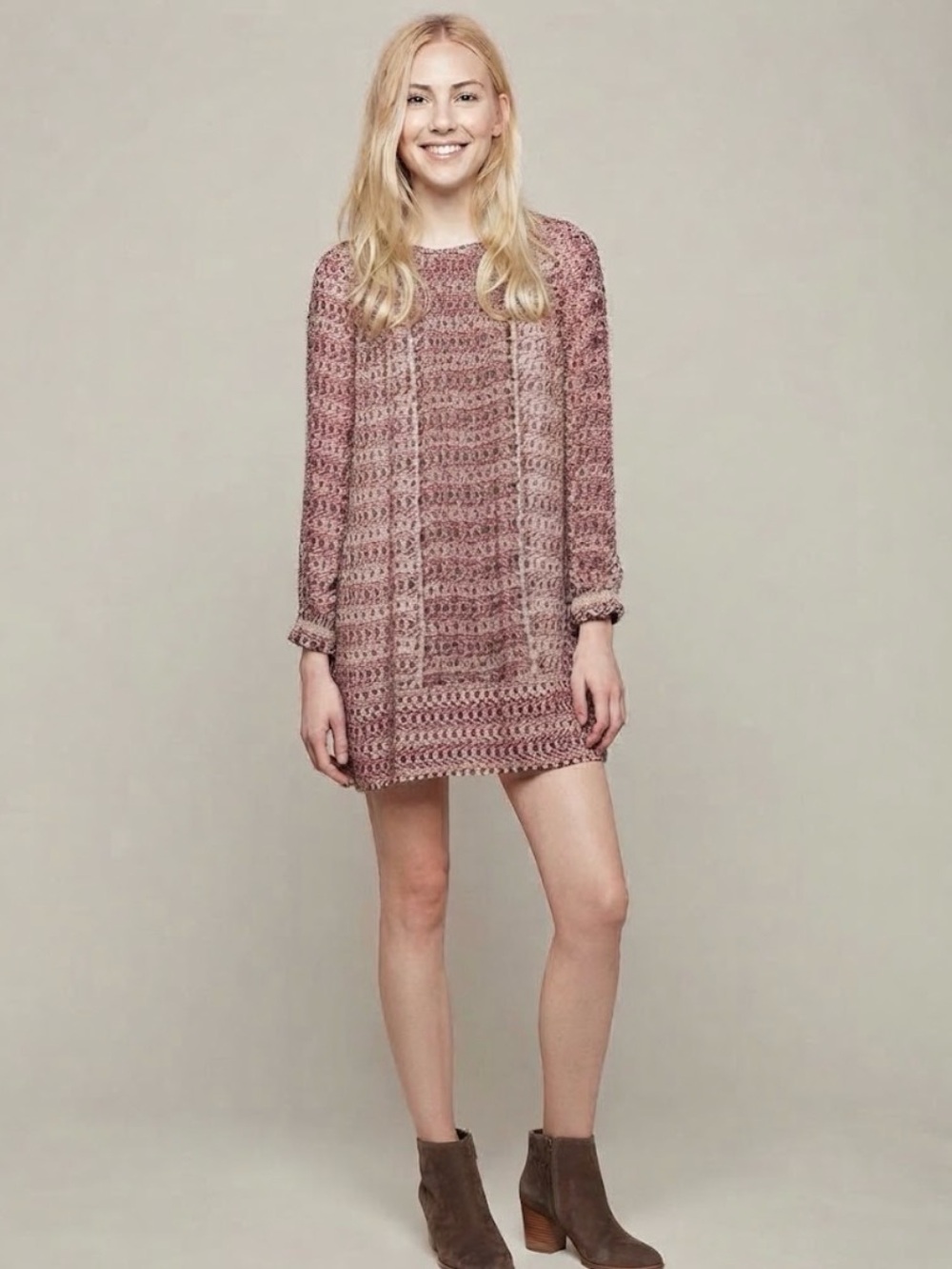 Isabel Marant Daria Printed Boho Mini Dress